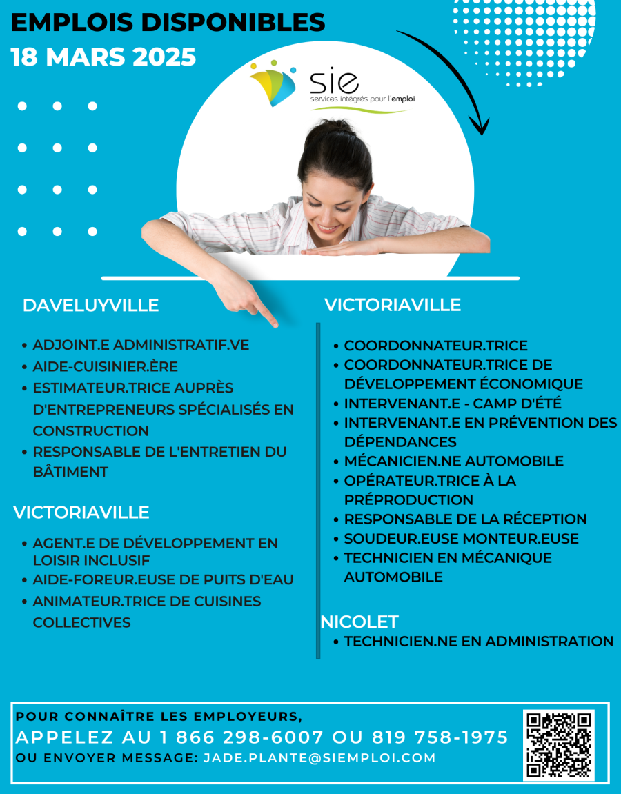EMPLOIS | 18 MARS 2025