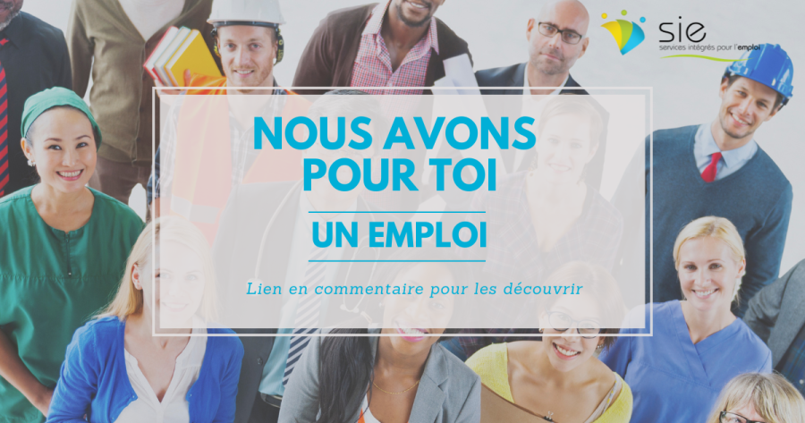 Découvrez les emplois disponibles à ce jour !