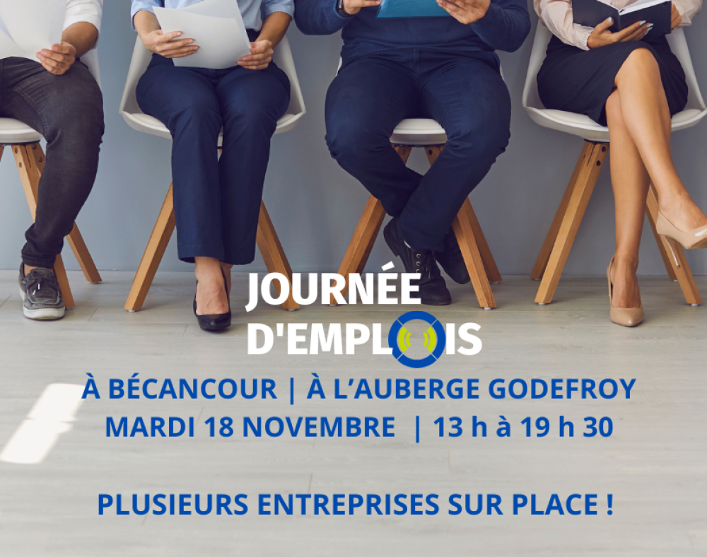 JOURNÉE D'EMPLOIS À BÉCANCOUR | 18 NOVEMBRE 2025