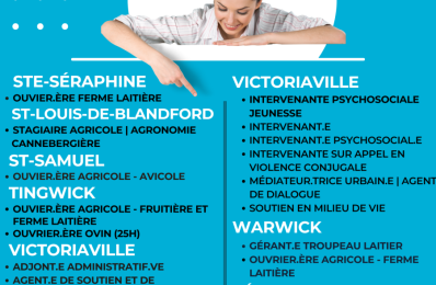 EMPLOIS DISPONIBLES | 12 MARS 2026