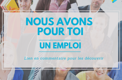 Découvrez les emplois disponibles à ce jour !