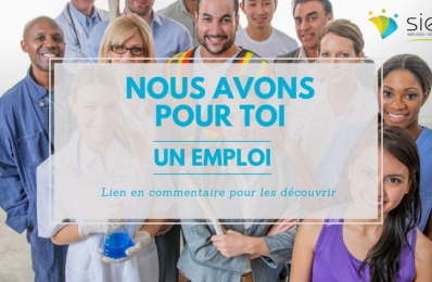 Emplois disponibles à ce jour !